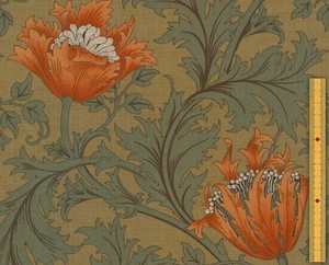 William morris アネモネ 8217-20 反物生地