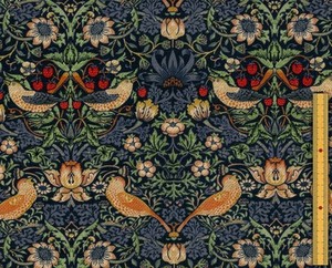 William morris いちご泥棒　8176-44T オックス反物生地