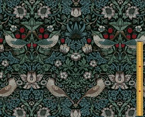 William morris いちご泥棒　8176-57T オックス反物生地
