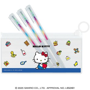 Office Item Pouch Hello Kitty Marble