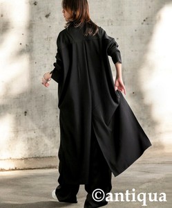 衬衫 女士 新商品 长袖 长衬衫 antiqua 秋冬