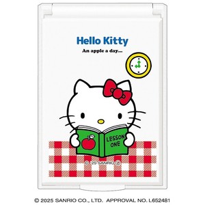 ■2025SS　新作■　ハローキティ　Sサイズミラー　お勉強