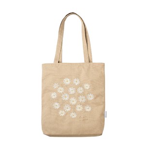 【ito&】刺繍トートバッグ　大　ちりばめデイジー