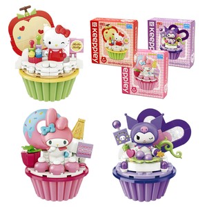 【サンリオキャラクターズ】『Sweets ブロック　カップケーキ』（ハローキティ/マイメロディ/クロミ）
