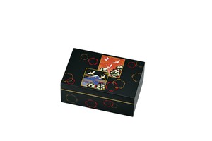 37-2502 プチアクセサリーBOX　黒　桜富士