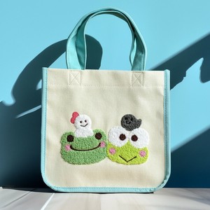 けろけろけろっぴ×ピクルス　マチ付きミニトート