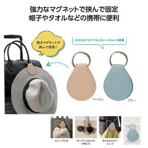 小物も挟んでぶら下げられる帽子クリップ