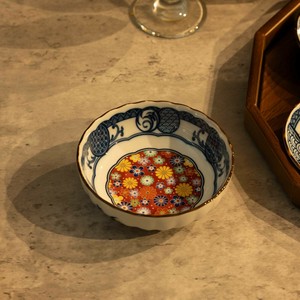 Mino ware Side Dish Bowl Japanese Tableware Hana Komon 4-sun 12.5cm Made in Japan