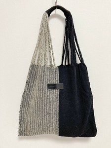 メキシコ製・手織りのハンモックバッグ(L)STRIPE / BLK NAT