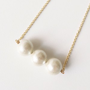 Gold Chain Necklace Cotton