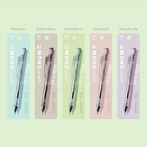 Tombow Mechanical Pencil Pastel Glass Color Set MONO Gragh Limited Tombow 0.5mm