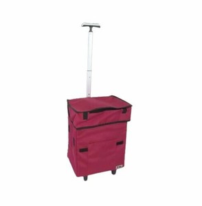 【特価20241217】Felio スマートショッピングバッグ シングルワインレッド F21240
