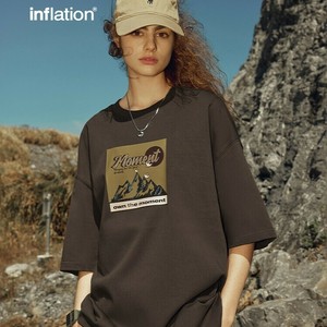 P20071 トップス 2025春夏新作 メンズ  半袖 Tシャツ カジュアル プリント