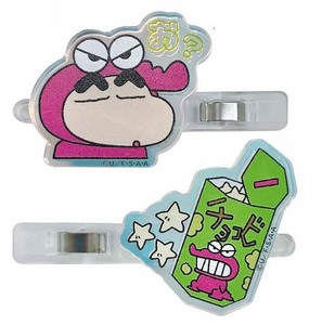 クレヨンしんちゃん　オーロラアクリルクリップ
