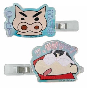 クレヨンしんちゃん　オーロラアクリルクリップ