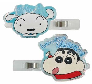 クレヨンしんちゃん　オーロラアクリルクリップ