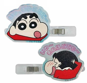クレヨンしんちゃん　オーロラアクリルクリップ
