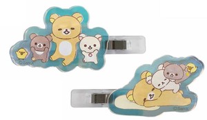 リラックマ　オーロラアクリルクリップ