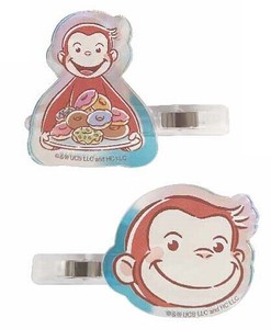 おさるのジョージ　オーロラアクリルクリップ