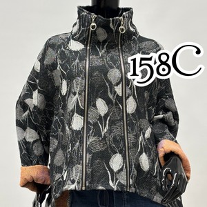 夹克 Design 双拉链/双开口拉链 花卉图案 2种方法