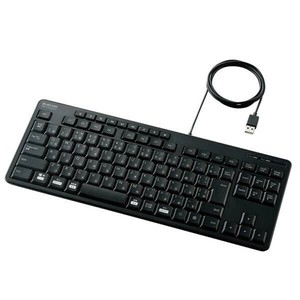 エレコム ELECOM コンパクトキーボード ブラック  TK-FCM113SKBK キーボード ス
