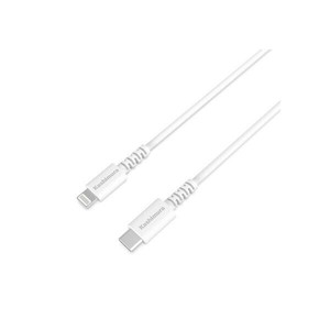 カシムラ USB充電&同期ケーブル 50cm type-C ライトニング ホワイト KL-122