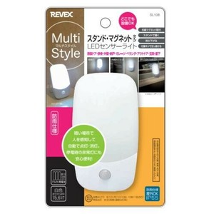 ナカバヤシ　リーベックス　Revex　LEDミニセンサーライト スタンド・マグネットタイプ　SL10