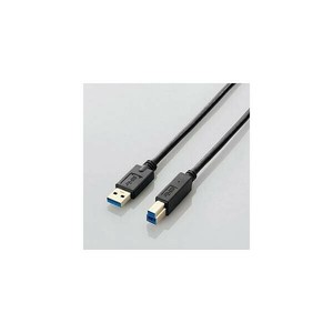 エレコム ELECOM USB3.0ケーブル(A-B)  USB3-AB20 BK ケーブル 線 コ