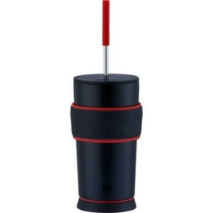 ピーコック　ゲーミングストローボトル 550ml レッドブラック ATX-R55(RB)