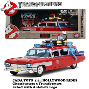 1:24 Ghostbusters x Transformers Ecto-1 with Autobots Logo【ゴーストバスターズ ECTO-1 ミニカー】