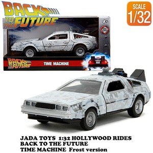 1:32 BACK TO THE FUTURE  TIME MACHINE Frost version【 バックトゥザフューチャー ミニカー】