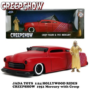 1:24 Hollywood Rides Creepshow 1951 Mercury w/ Creep【 クリープショー ミニカー】