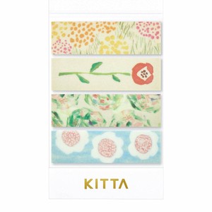 KITTA Washi Tape Flower KING JIM