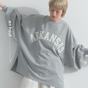 T-shirt Voluminous Sleeve Pigment Long T-shirt [S/S NEW]