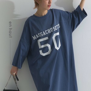 Casual Dress Pigment Printed