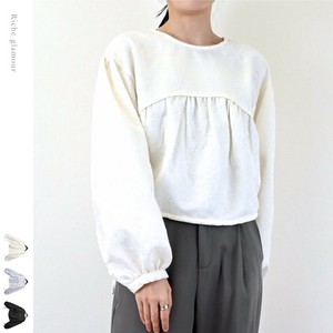 ▽SALE▽ジャガード　ボリューム　ブラウス(32352)