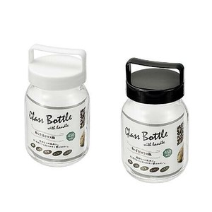 取っ手付ガラス瓶 450mL　2色アソート  2206-358