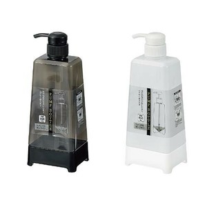 スタンド付ポンプボトル 角型650mL 2色アソート 2299-303