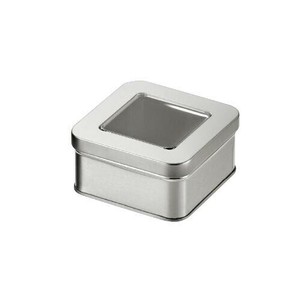 ギフト缶 正方形（S）窓付 2299-273