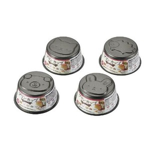 シリコーン加工 プリンカップ どうぶつ  4種類アソート 0747-204