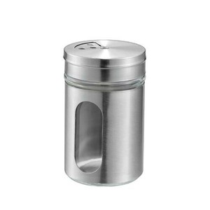 ガラス調味料入れ（80ml）カバー付 0449-240
