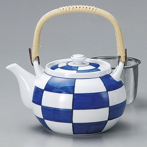 濃市松U付6号土瓶(有田焼)　 　日本製 陶器