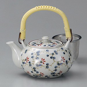 錦草花U付4号土瓶(有田焼)　 　日本製 陶器