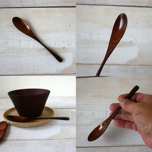 【特価品・木製・限定品】cutlery/urushi/スリうるしカトラリー・小判スプーン小　スリ