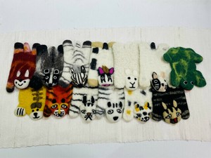 【人気商品/まとめ売り】フェルト・アニマル コースター 13点セット