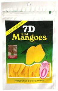 7Dドライマンゴー 60g フィリピン産 ドライフルーツ おつまみ 防災食 保存食 非常食【新商品】