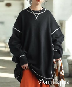[antiqua] Sweater/Knitwear Ladies fashion Multi-colored Stitch