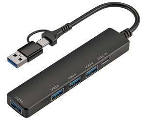 5in2マルチハブ　充電　給電　ケーブル