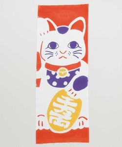 【2025春新作】 【カヤ】注染手ぬぐい 福招き猫