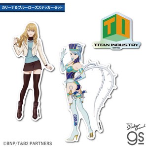 TIGER & BUNNY 2 ステッカーセット カリーナ＆ブルーローズ キャラクター タイバニ グッズ TGB003